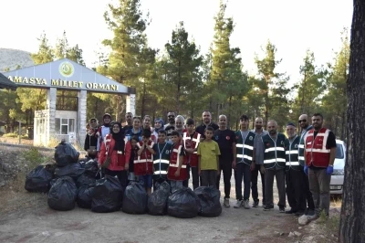 Sivil toplum kuruluşlarından ormanda temizlik seferberliği
