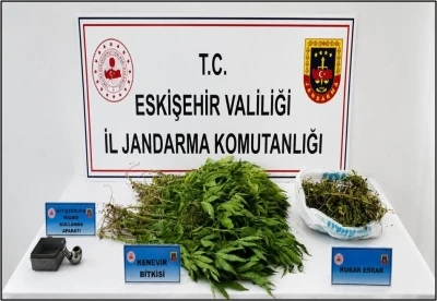 Sivrihisar&rsquo;da uyuşturucu operasyonu, 1 zanlı tutuklandı
