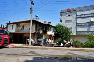 Soğuk hava deposunda korkutan yangın
