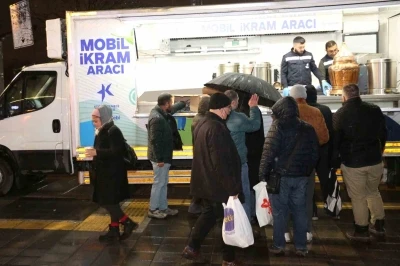 Soğuk havalarda sıcak dayanışma K&uuml;&ccedil;&uuml;k&ccedil;ekmece&rsquo;de
