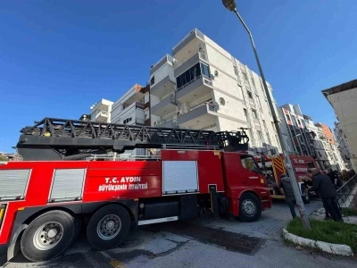 S&ouml;ke&rsquo;de evin aspirat&ouml;r&uuml;nden &ccedil;ıkan yangın korkuttu
