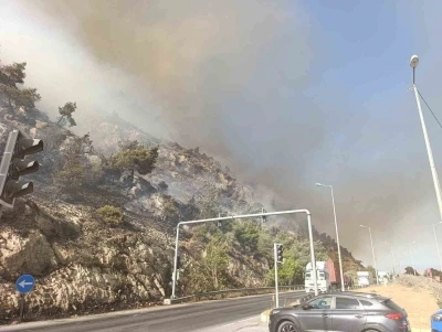 Söke’de makilik alan yangını, söndürme çalışmaları sürüyor
