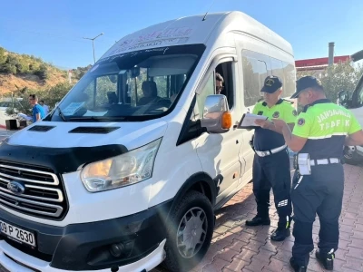 Söke’de okul servis araçlarına sıkı denetim

