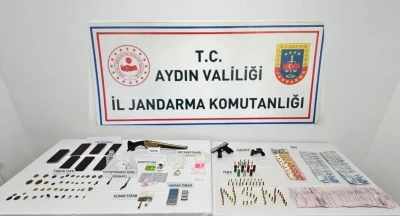 S&ouml;ke&rsquo;de tarihi eser ve uyuşturucu operasyonu

