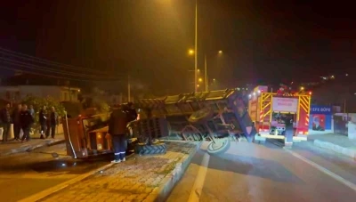 Söke’de traktör devrildi: 1 yaralı
