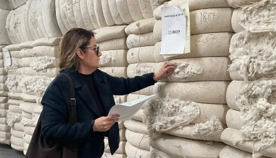 S&ouml;ke&rsquo;den yurt dışına gidecek ham pamuklar denetlendi
