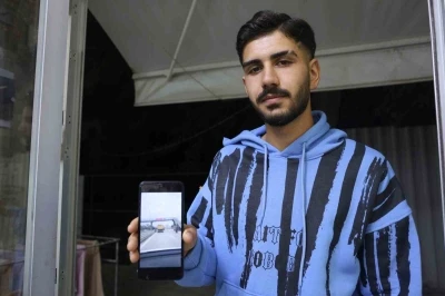 Sol şeritte 100 kilometre hızla ilerleyen hafriyat kamyonu hayrete düşürdü
