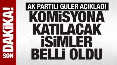 Son dakika: AK Parti ve CHP'de Terörsüz Türkiye komisyonuna katılacak isimler belli oldu