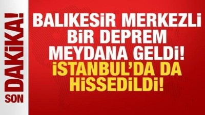 Son dakika deprem haberi: Balıkesir Sındırgı'da 6.1'lik deprem! İstanbul'da da hissed