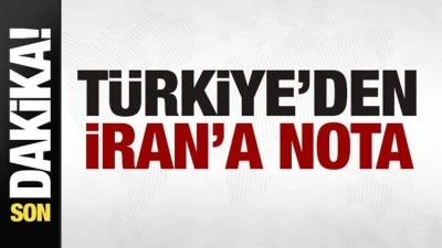 Son dakika: T&uuml;rkiye'den İran'a nota!