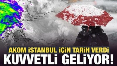Son Dakika... Meteoroloji duyurdu: Kar geliyor! İstanbul i&ccedil;in tarih verildi