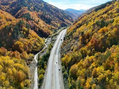 Sonbaharla Kastamonu ormanlarının mest eden buluşması
