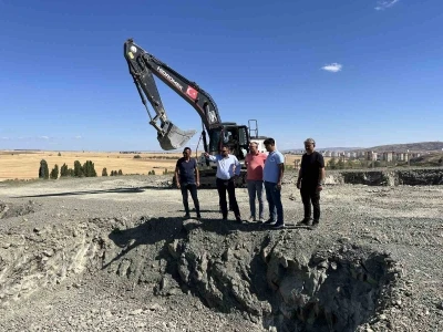 Sorgun’da yeni mezarlık alanında ilk temel atıldı
