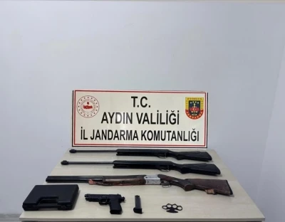 Sosyal medyadan silah fotoğrafı paylaşınca yakalandı
