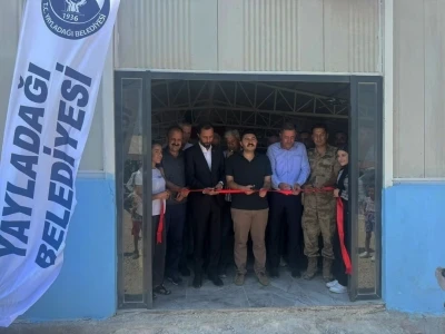 Sosyal ve kültürel etkinliklerin yapılacağı salon hizmete açıldı
