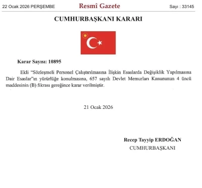 S&ouml;zleşmeli personele doğum ve evlat edinme sonrası yarı zamanlı &ccedil;alışma hakkı y&uuml;r&uuml;rl&uuml;ğe girdi
