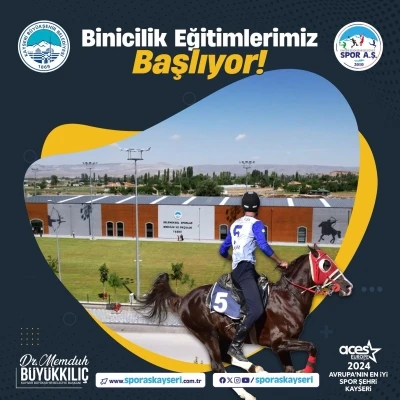 Spor A.Ş.’nin binicilik eğitimleri için kayıtlar başladı
