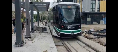 Stadyum tramvayı milli maça hazırlanıyor
