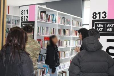 Suça sürüklenen çocuklar kütüphanede yeni hikayeler keşfetti
