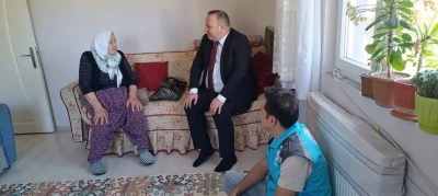 Şuhut’ta Dünya Yaşlılar Günü’nde anlamlı ziyaret
