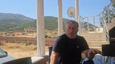 Sulama kanalına düşen inek, 5 saatlik çalışmayla kurtarıldı
