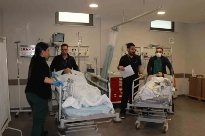 Sular Akademi Hastanesi’nde afet tatbikatı
