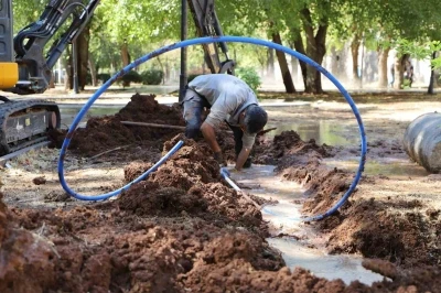 Sur dipleri güzelleştiriliyor
