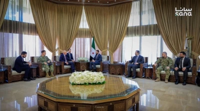 Suriye Devlet Başkanı Eş-Şara ile ABD temsilcisi Barrack görüştü
