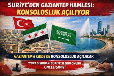 Suriye Gaziantep&rsquo;te konsolosluk a&ccedil;acak&hellip;