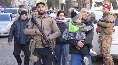 Suriye İ&ccedil; G&uuml;venlik G&uuml;&ccedil;leri, Şeyh Maksud&rsquo;da SDG&rsquo;nin canlı kalkan olarak kullandığı sivilleri kurtardı
