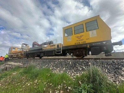Suriye sınırındaki 350 kilometrelik hat tren trafiğine a&ccedil;ıldı
