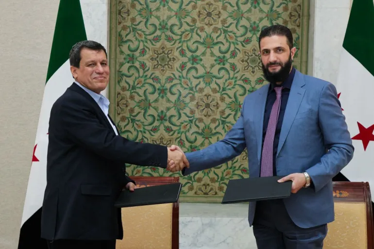 Suriye y&ouml;netimi ile SDG arasında entegrasyon mutabakatı