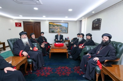 Süryani Ortodoksların Ruhani Liderleri Mardin'de Toplandı