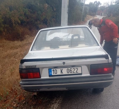 Susurluk’ta trafik kazası: 1 yaralı
