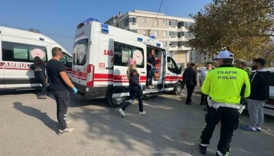 SUV araç ile otomobil çarpıştı: 2’si çocuk 4 yaralı
