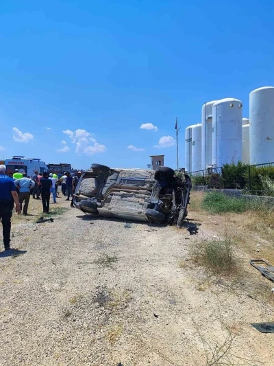 Takla atan otomobildeki 7 yaşındaki &ccedil;ocuk hayatını kaybetti
