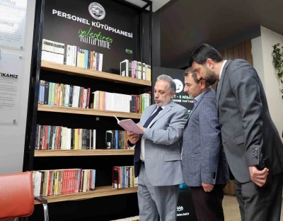 Talas Belediyesi&rsquo;nden personele &lsquo;İyileştiren K&uuml;t&uuml;phane&rsquo; hediyesi
