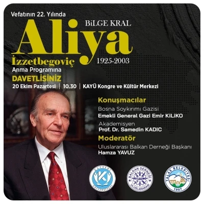 Talas Belediyesi’nden &quot;Bilge Kral&quot; Aliya İzzetbegoviç’e anlamlı anma
