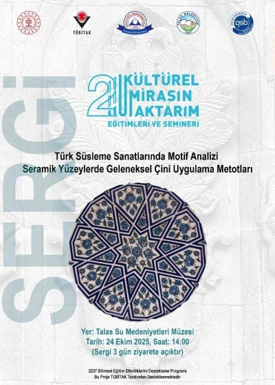 Talas Su Medeniyetleri Galerisi’nde kültürel mirasın izinde eğitimleri
