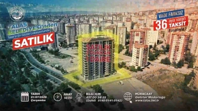 Talas&rsquo;ta konut, ticaret ve villa arsa fırsatı bir arada
