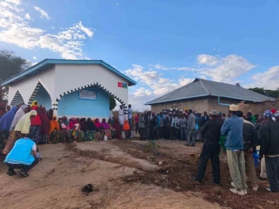 Tanzanya’da TDV Eskişehir Şubesi adına iki su kuyusu hizmete açıldı
