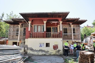 Tarihi Abalı Evi turizme kazandırılıyor

