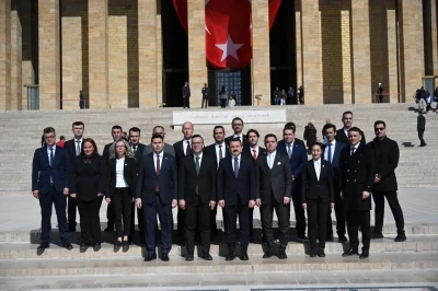 Tarihi Alan Başkanlığı heyetinden Anıtkabir ziyareti
