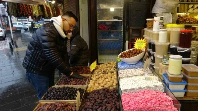 Tarihi Almacı Pazarı&rsquo;nda Ramazan hazırlığı başladı
