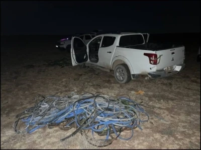 Tarım arazinden 600 bin TL değerinde kablo çalan 2 şahıs tutuklandı
