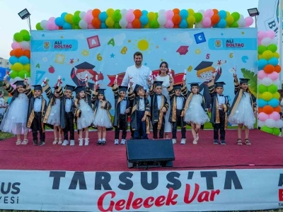 Tarsus Belediyesi kreşlerinde mezuniyet coşkusu
