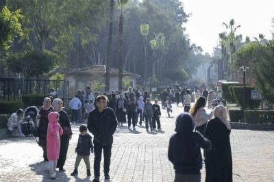 Tarsus Doğa Parkı yarıyıl tatilinde binlerce ziyaret&ccedil;iyi ağırlıyor
