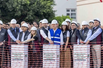 Tarsus&rsquo;ta k&uuml;lt&uuml;r, sanat ve sosyal yaşam merkezinin temeli atıldı
