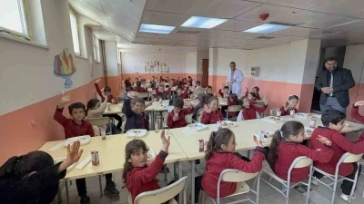 Tatvan Mesleki Eğitim Merkezi, k&ouml;y okulu &ouml;ğrencilerinin y&uuml;z&uuml;n&uuml; g&uuml;ld&uuml;rd&uuml;
