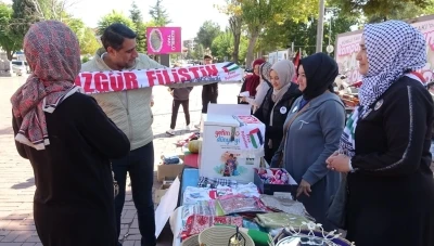 Tavşanlı’da giysi satışlarından elde edilen gelir Gazze’deki çocuklara umut olacak
